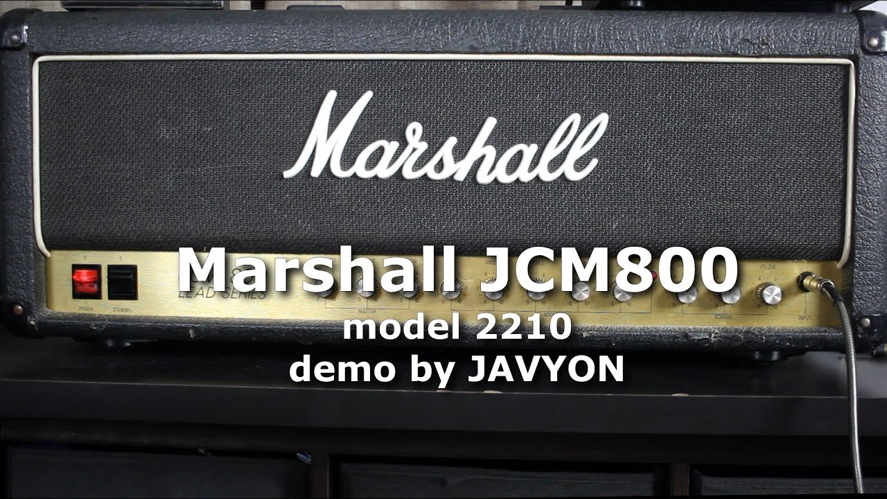 Marshall amp review - JCM800 model 2210 guitar amplifier head