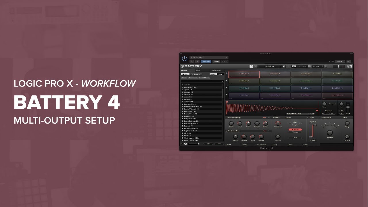 Using Battery 4 In Logic Pro X (Best Workflow)