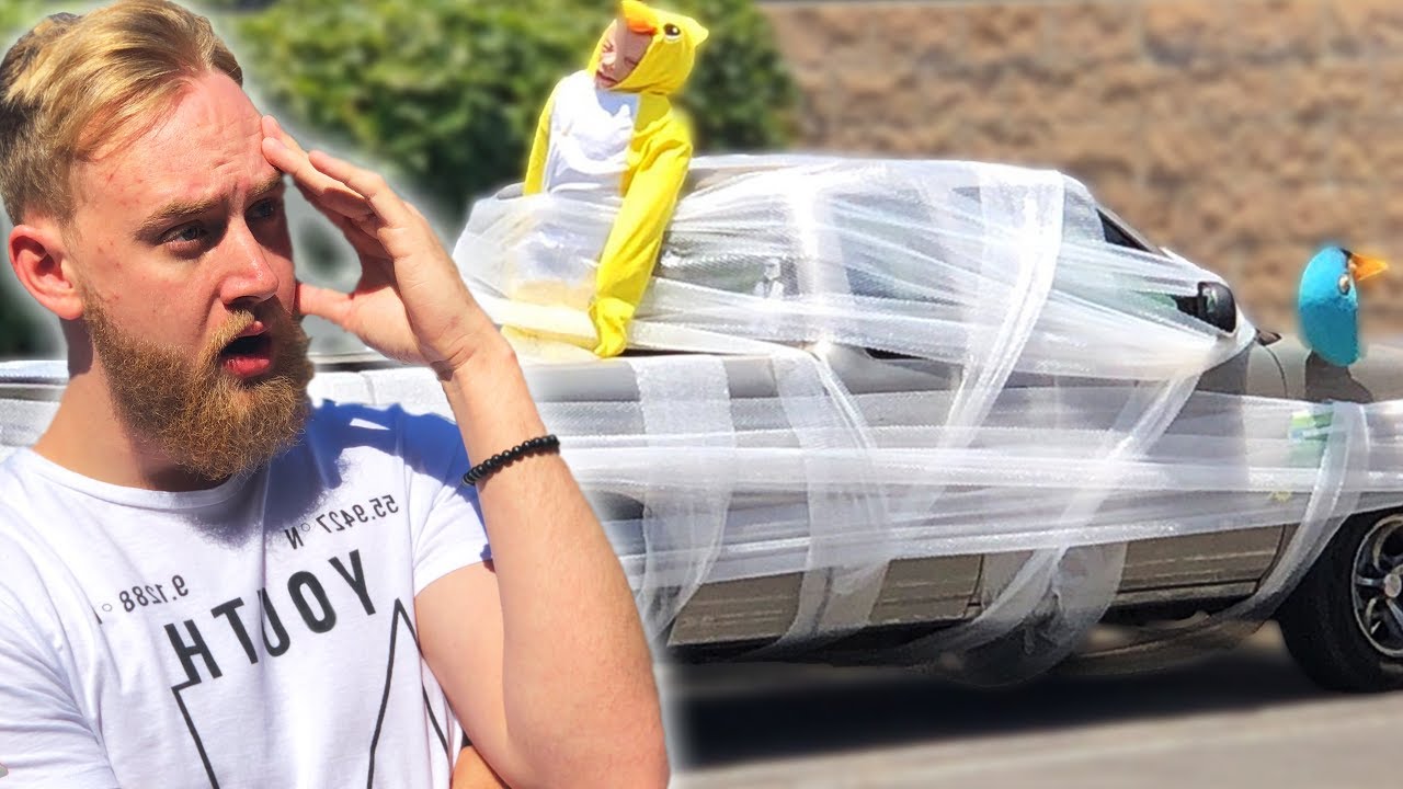 We Bubble Wrapped Tanners Car!