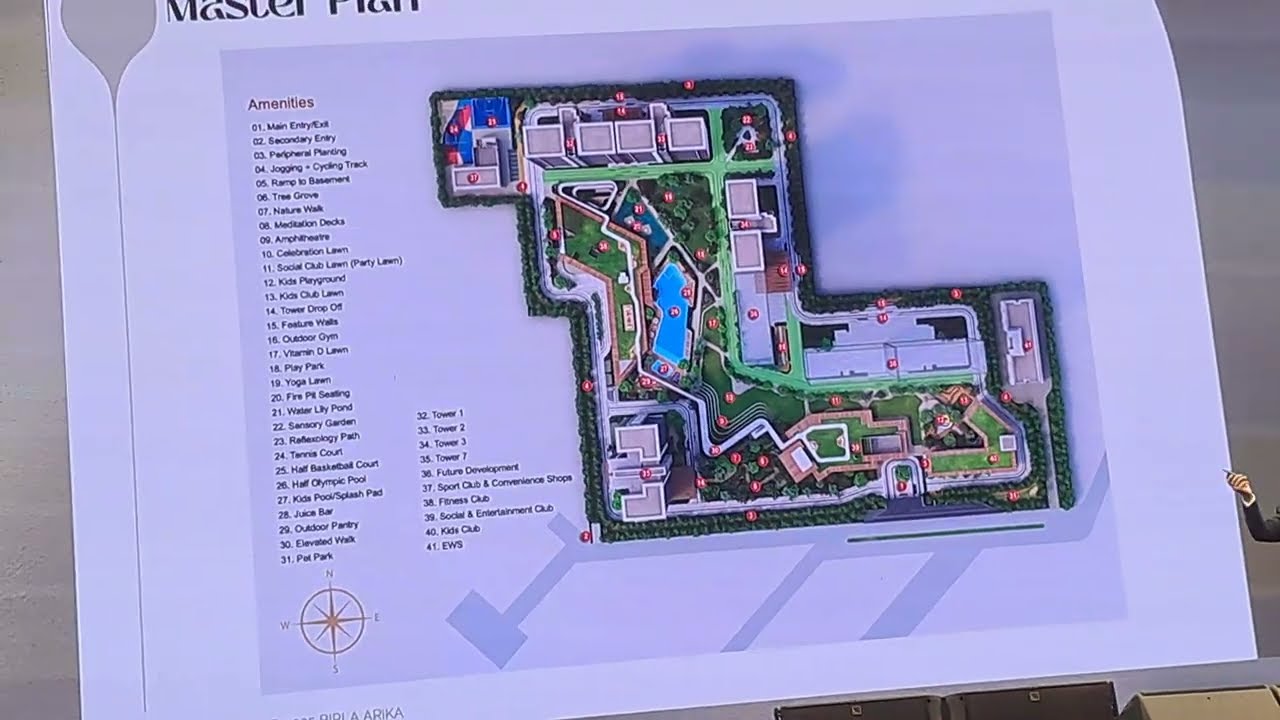 Birla Arika, Floor Plan, Master Site Layout, 4 BHK, 4300-4900 sqft, +919560214267, Sector 31,Gurgaon