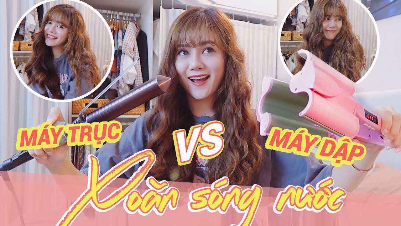 ĐẠI CHIẾN XOĂN SÓNG NƯỚC - MÁY TRỤC VS MÁY DẬP???👩🏼‍🦱🌊
