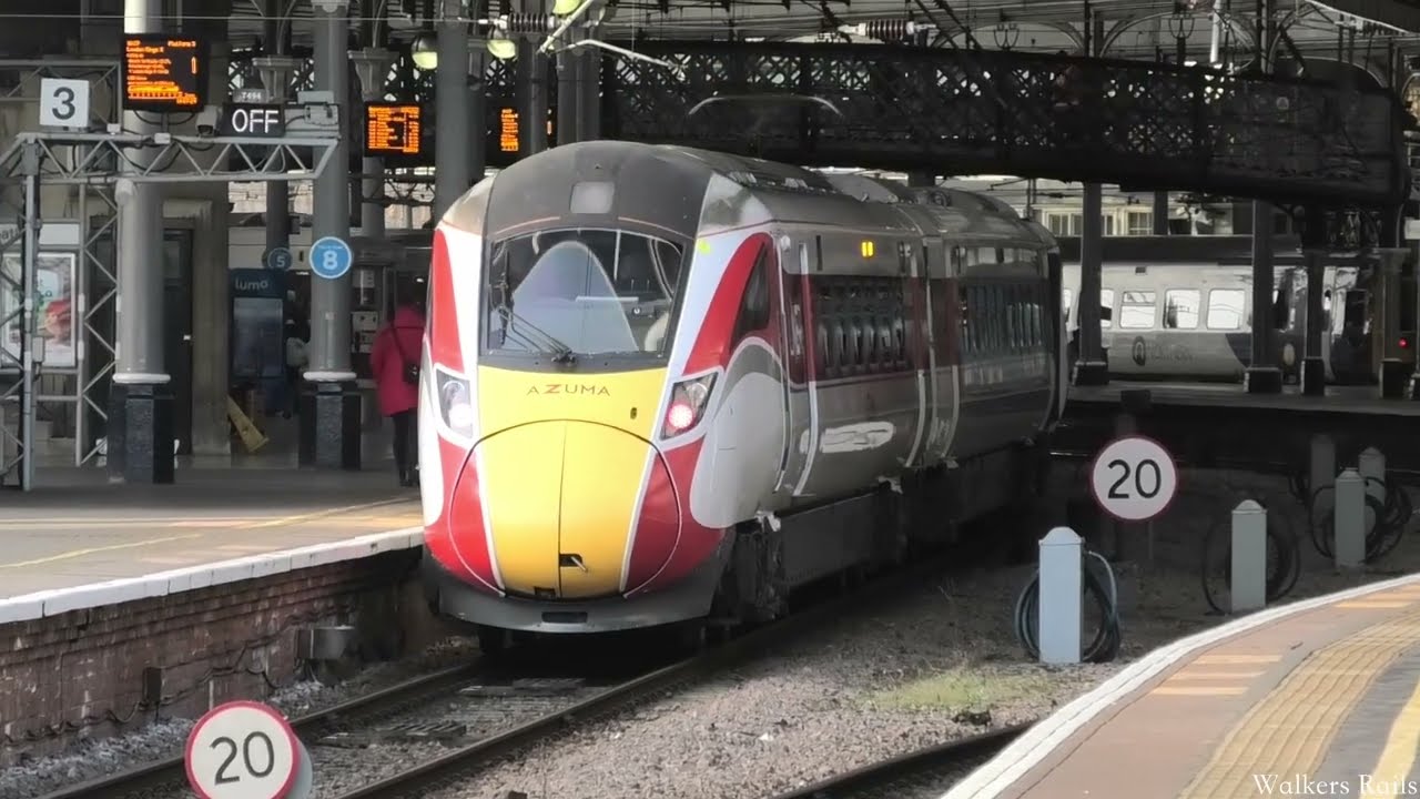 Trains at Newcastle Station 