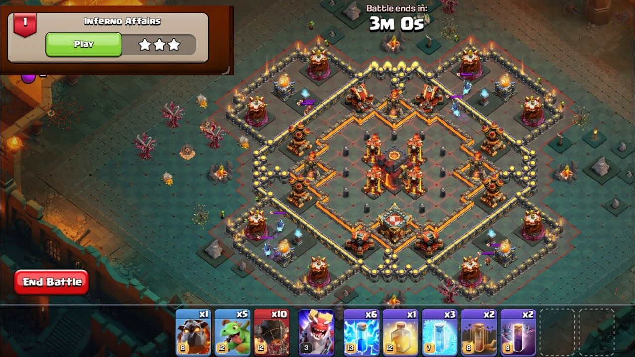 Inferno Affairs 1 Easy 3 stars Class Of Clans 