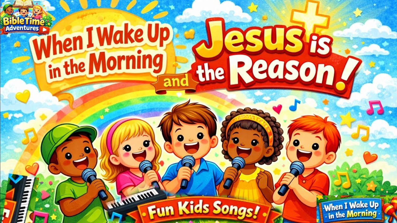 Kids Praise Songs | Wake Up & Praise + Jesus Is the Reason | Bible Time Adventures