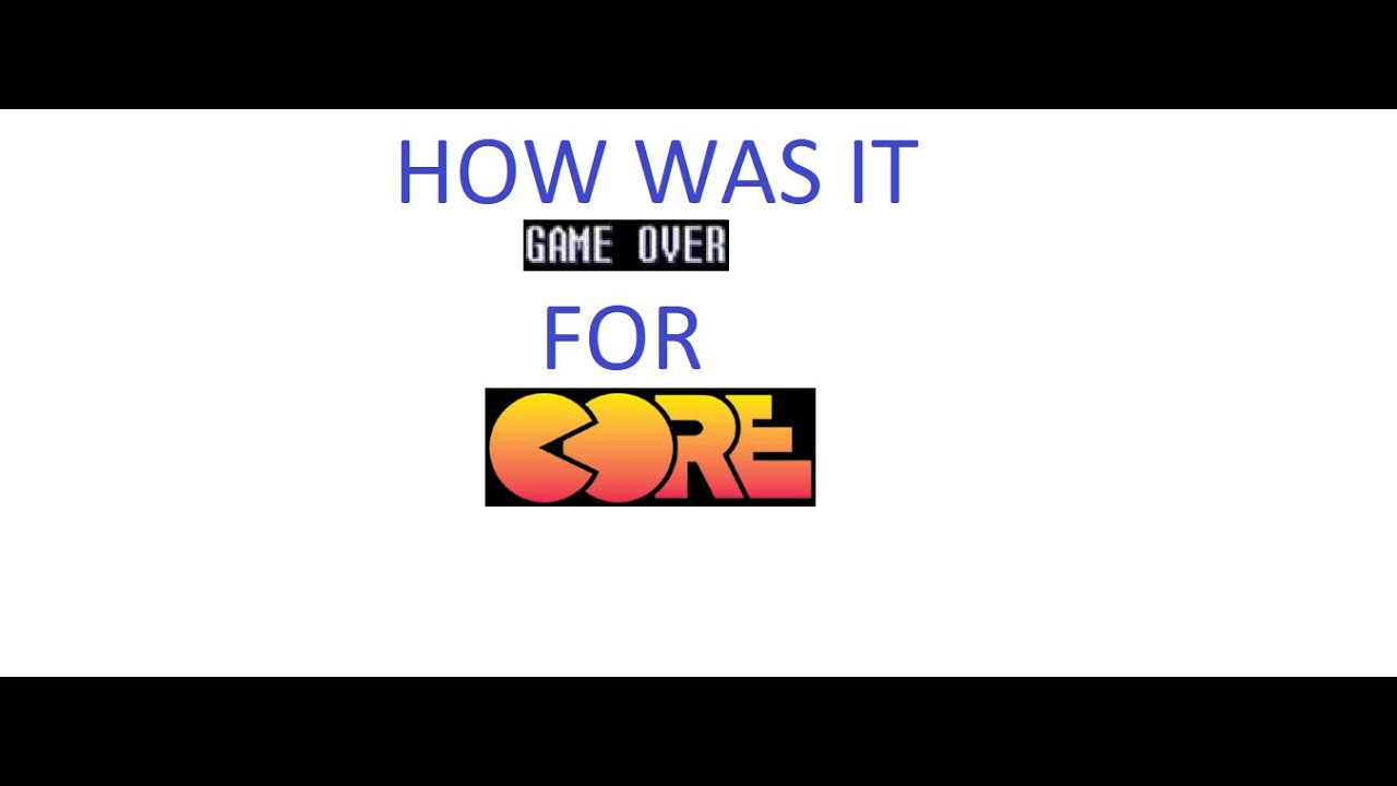 How Was It Game Over For Core Design?