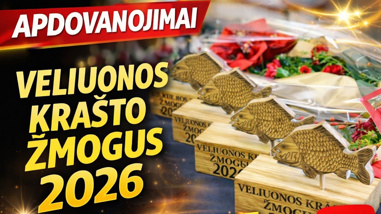 Veliuonos krašto žmogus 2026 – Emocingi apdovanojimai ir metų laureatai!