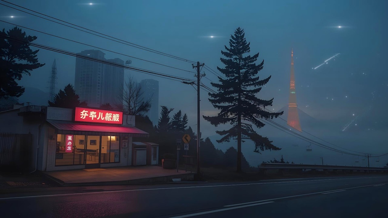80s Tokyo Café Nostalgia ☕ Lofi Music for Focus & Study