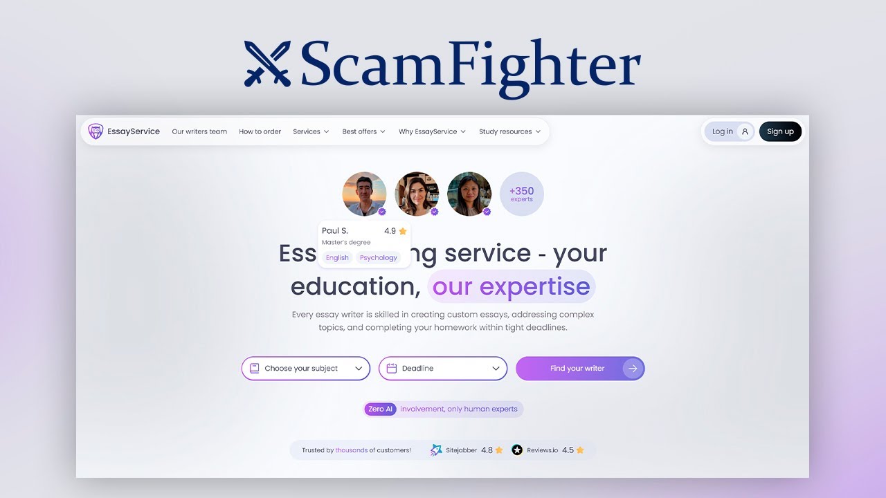EssayService.com Walkthrough ✏️ How to Place an order &mdash; Mystery Shopping by ScamFighter