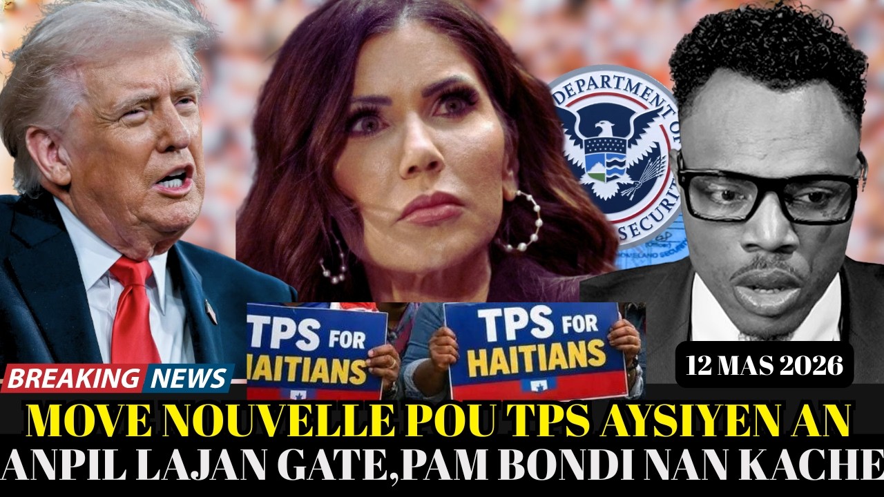 🔴🔵Trump mande Supreme Court fèmen TPS pou Ayiti !pifo manm ekip Trump la nan kache,menas sou Etazni