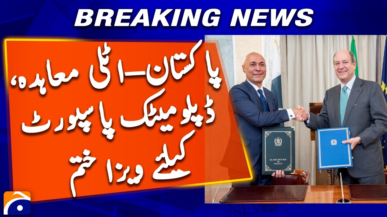 Pakistan & Italy Ease Travel Rules | Visa-Free Entry for Diplomats