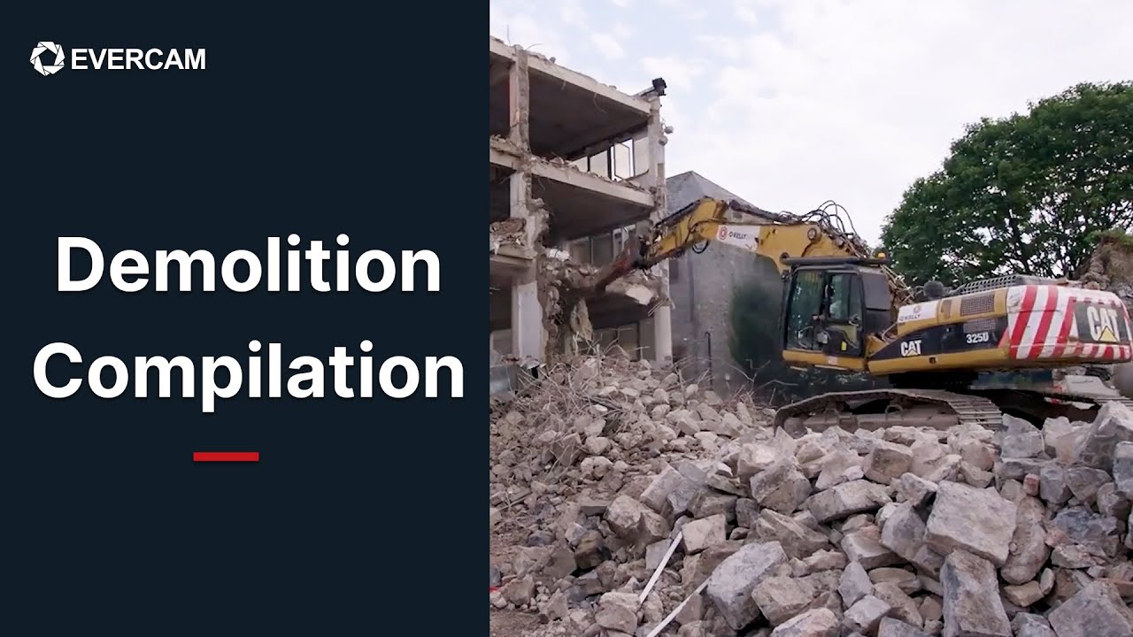 Demolition Compilation: Time-Lapse from Major Construction Sites