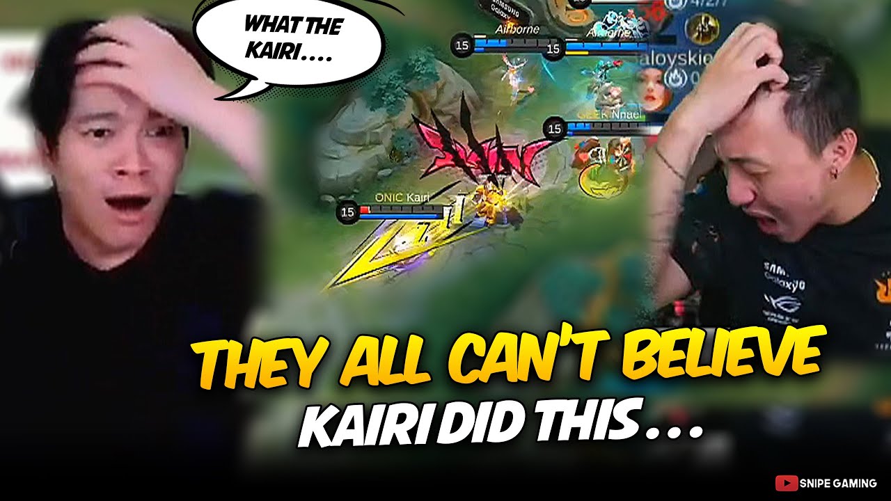 THEY ALL CAN'T BELIEVE KAIRI DID THIS . . . 🤯