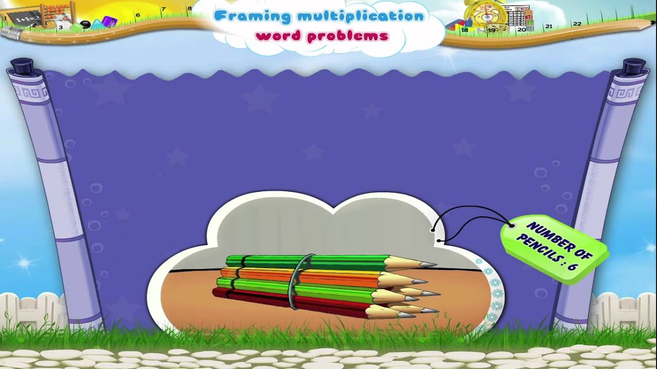 Learn Grade 3 - Maths - Multiplication Word Problems