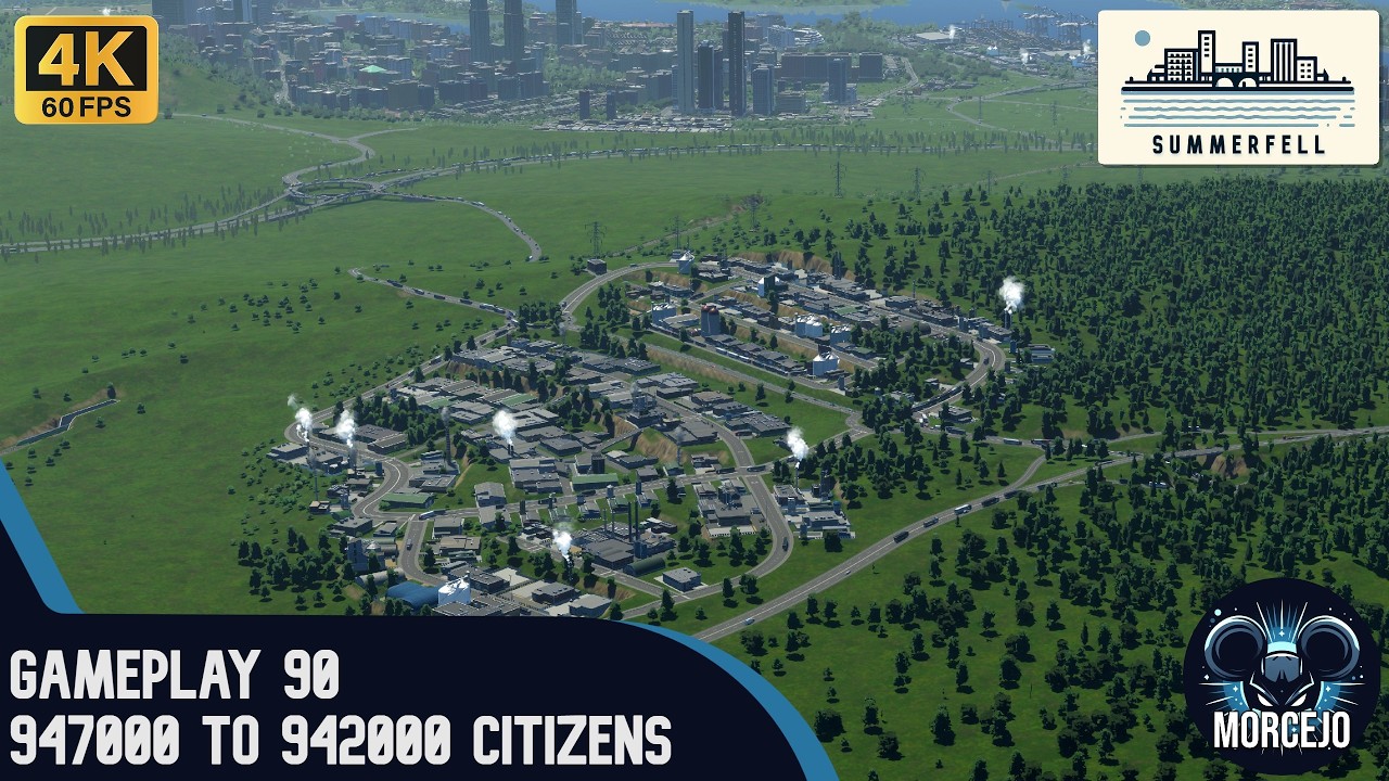 A new industrial district in Summerfell! | Cities Skylines 2 Gameplay 90