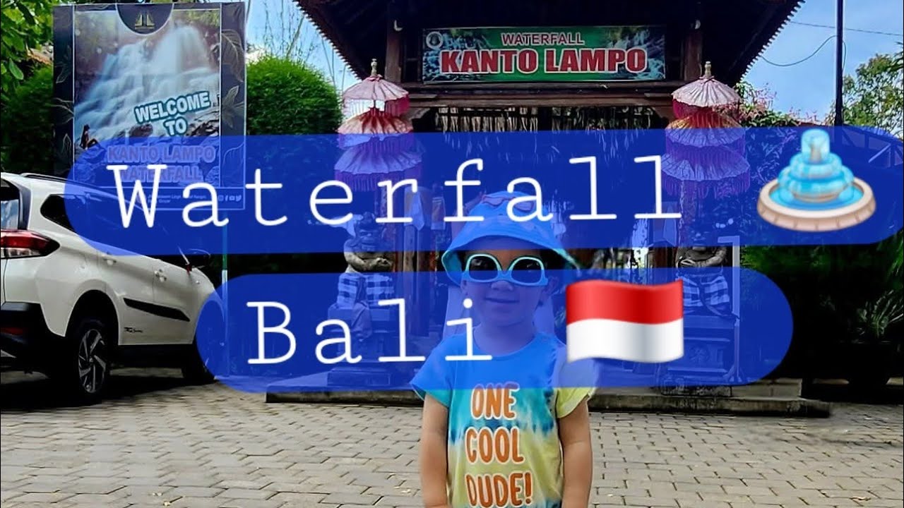 Kanto Lampo Waterfall with cave in Bali 🇮🇩