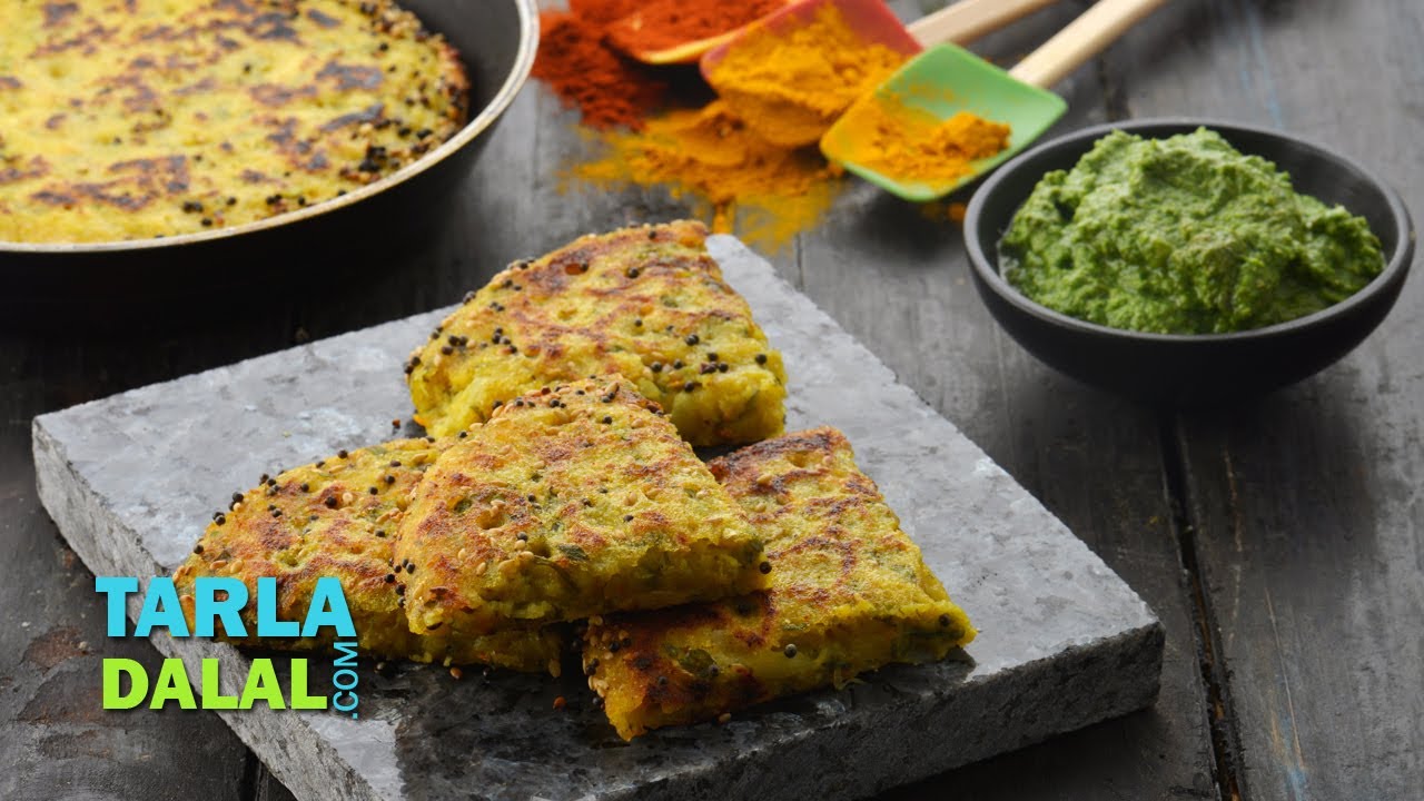 Mixed Vegetable Handvo Recipe, Instant Handvo Recipe by Tarla Dalal