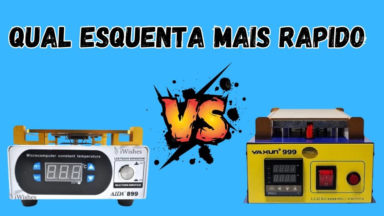 Qual separadora de lcd é melhor ? Yaxun 999 ou aida 899