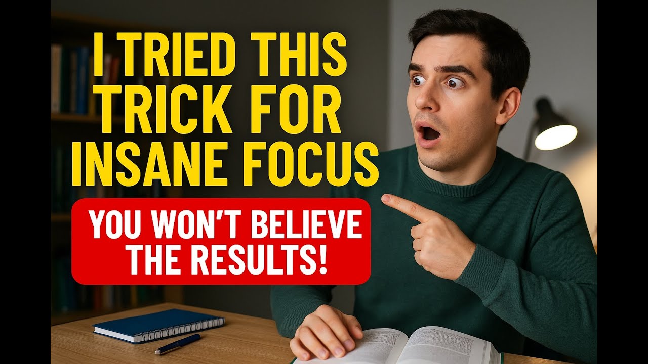 I Tried THIS Trick for Insane Study Focus – You Won’t Believe the Results!