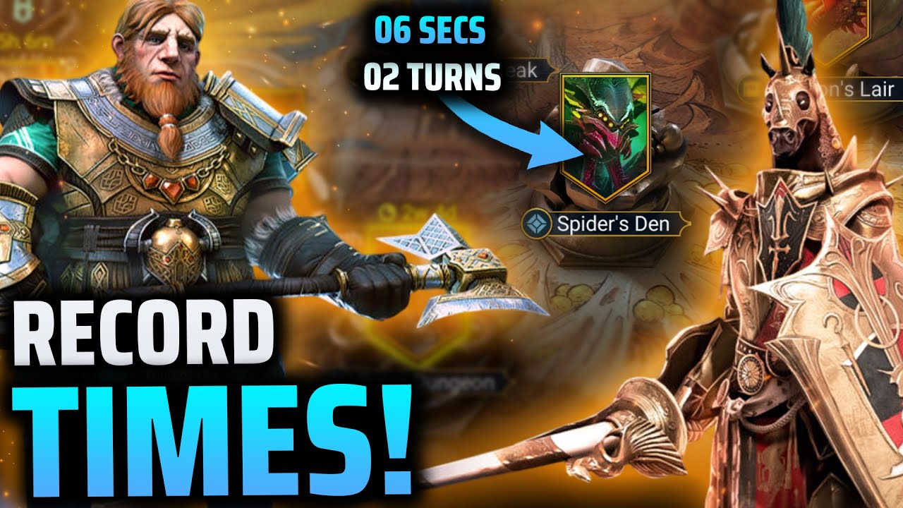 FASTEST FARM TEAMS! Burn Through Dungeons in Record Time | Raid Shadow Legends
