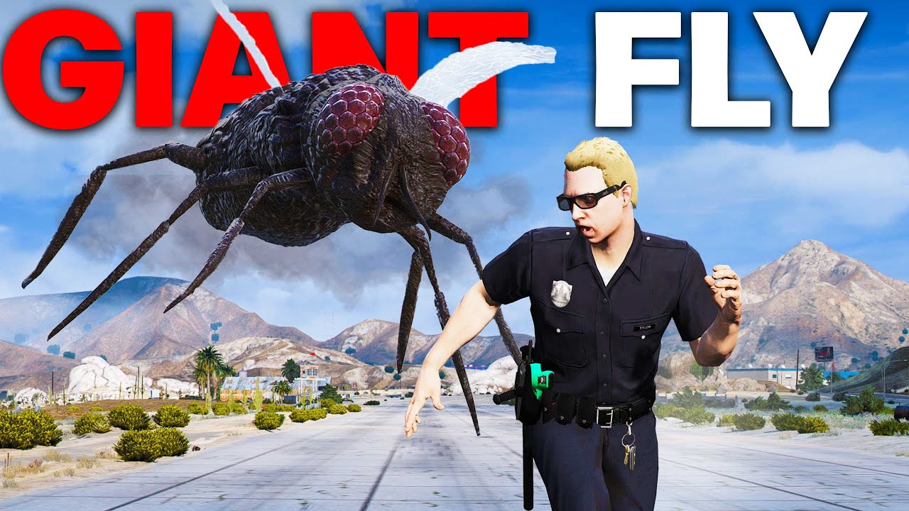 АТАКУЮ ИГРОКОВ, играя за ГИГАНТСКУЮ МУХУ! | GTA 5 RP