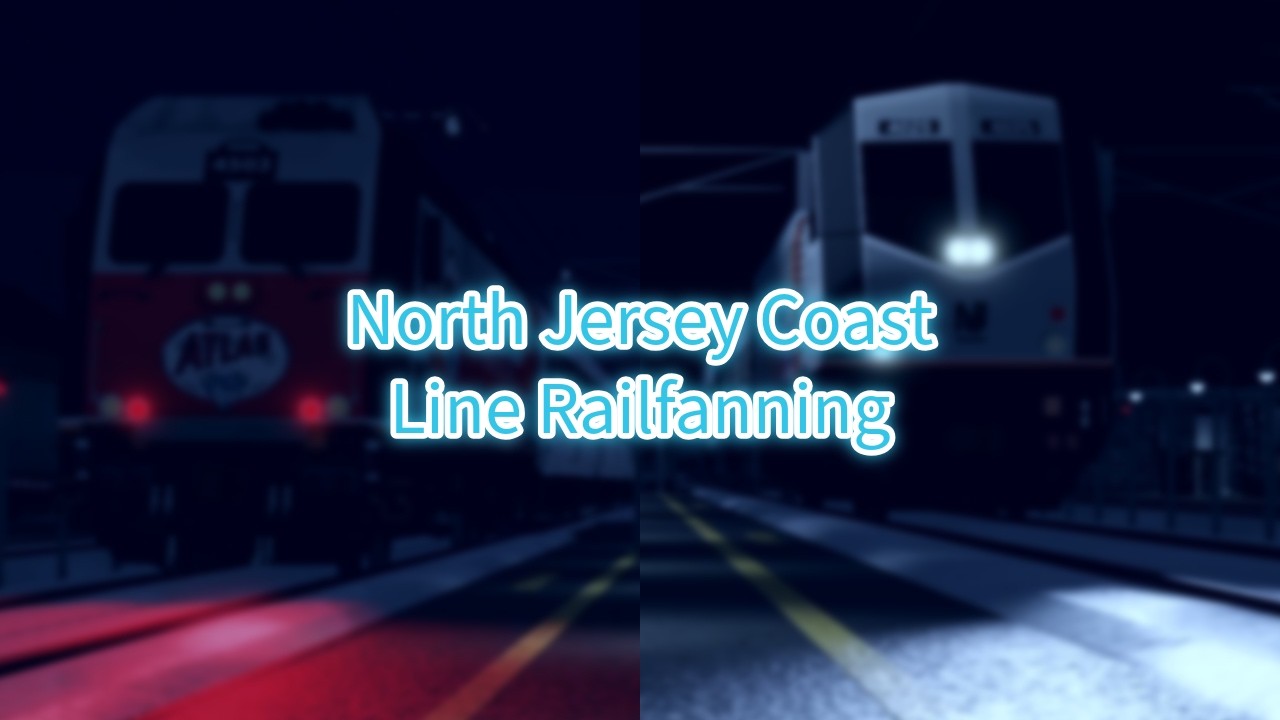 North Jersey Coast Line Train Sim Railfanning 01/24/2026