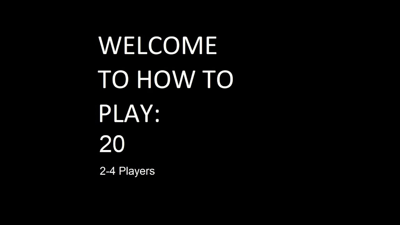 How to play 20 #cardgames