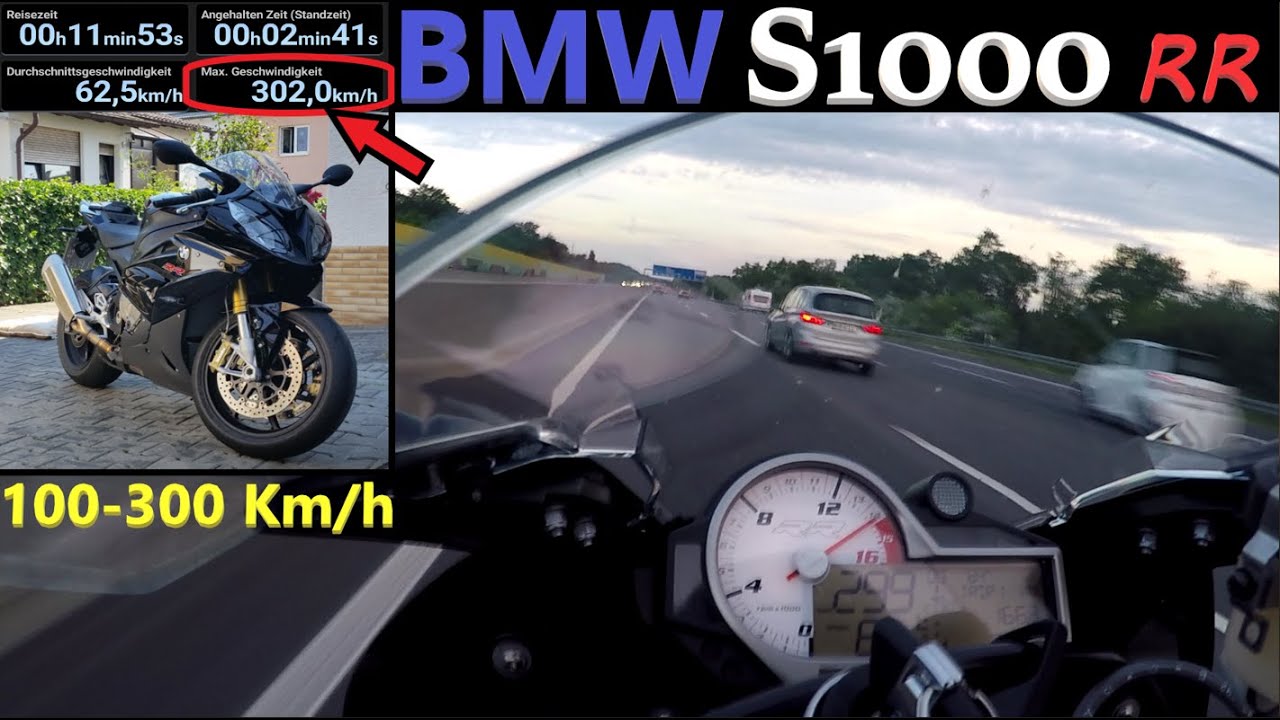 BMW S1000RR 100-300 Km/h Autobahn Run / Lambo2807 Classics
