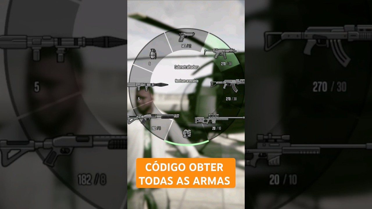 COMO OBTER TODAS AS ARMAS DO GTA V - C&Oacute;DIGO PRA DESBLOQUEAR TOAS AS ARMAS NO GTA 5 (SECRET CODE)