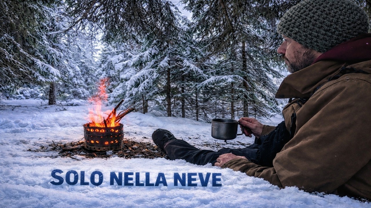 FUOCO sotto Intensa NEVICATA e un Monologo senza senso