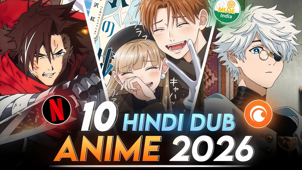 Top 10 Best Hindi Dubbed Anime Released In 2026 !