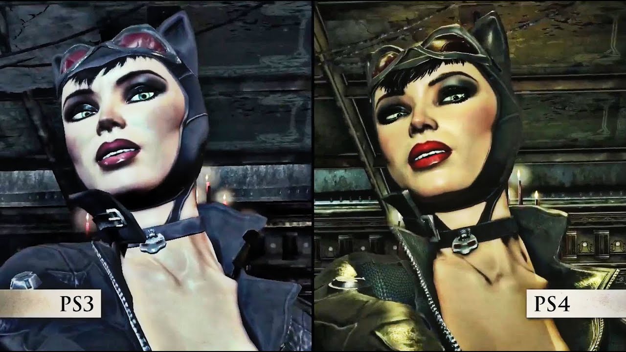 Batman Return to Arkham PS3 Vs PS4 Graphics Comparison Gameplay
