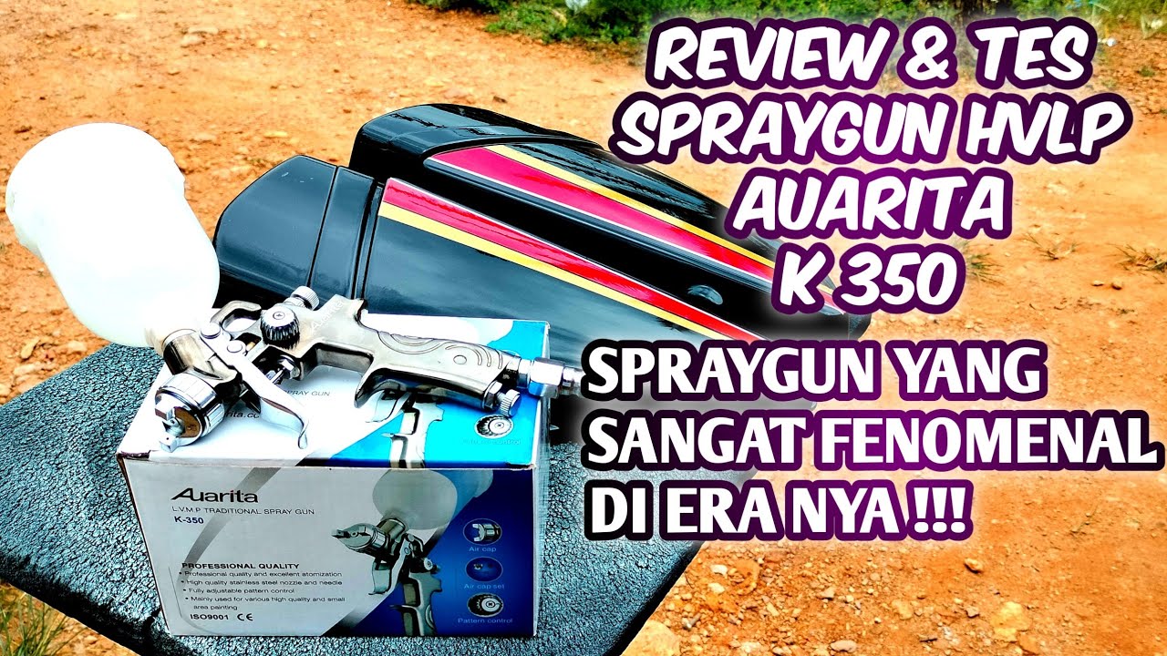 SPRAYGUN HVLP AUARITA K 350 NOZEL 0.8mm