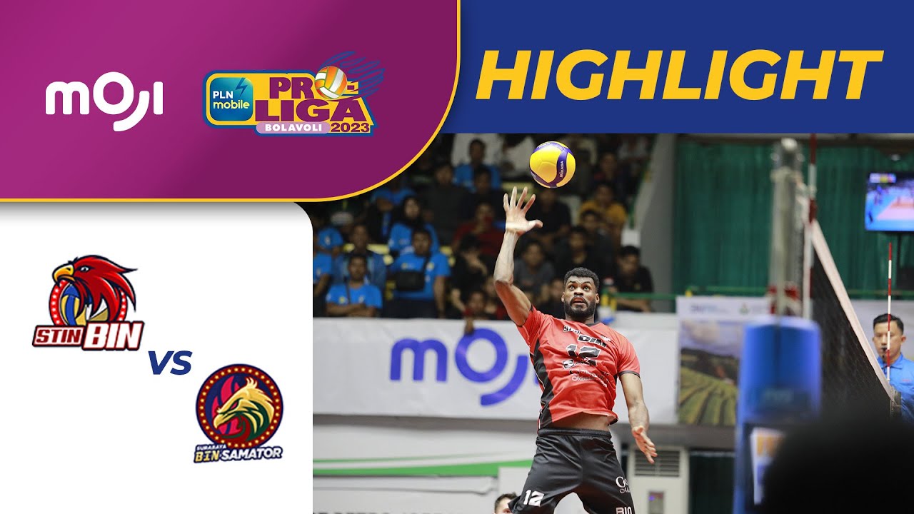 Jakarta STIN BIN VS Surabaya BIN Samator (3-0) | Highlight PLN Mobile Proliga 2023