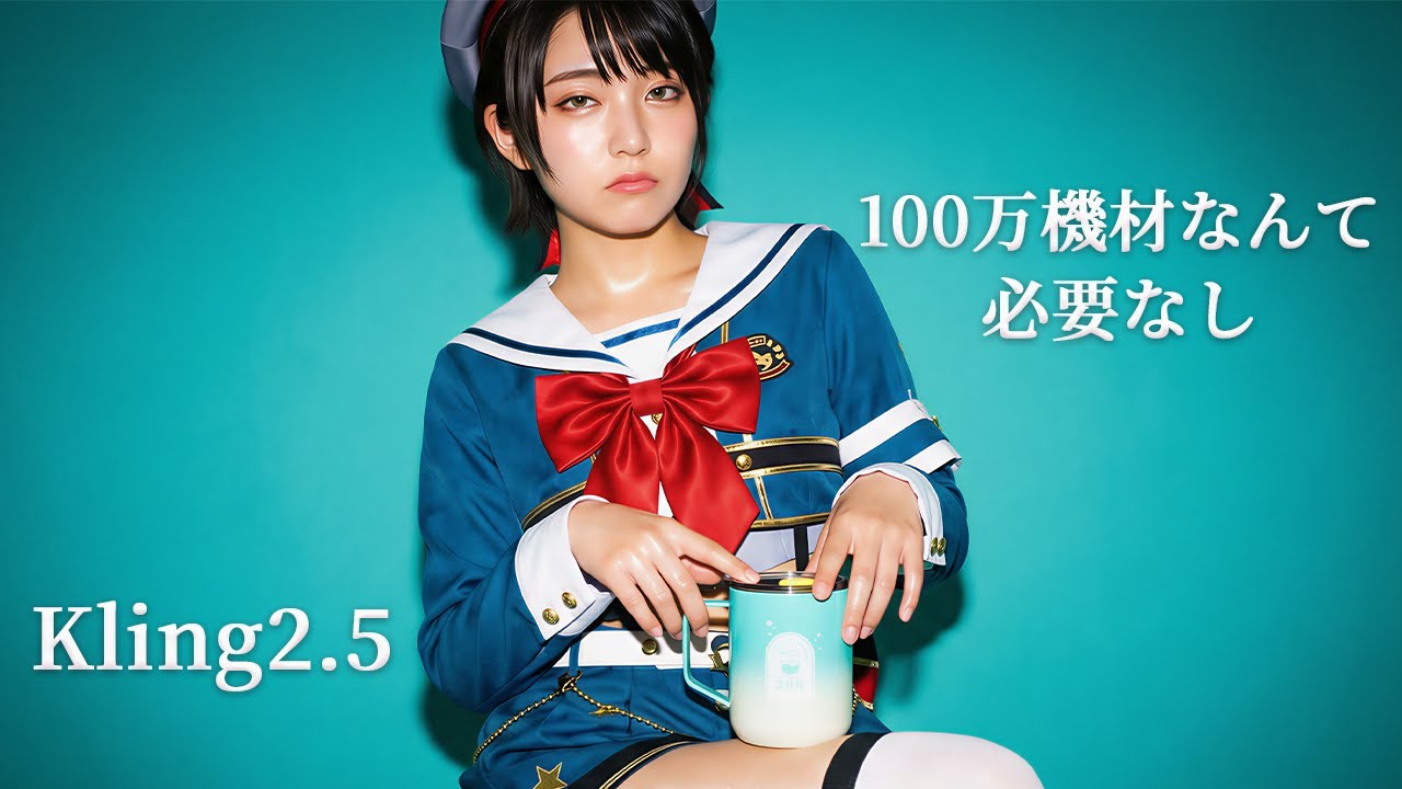 【100万機材級】Kling2.5で最先端モーショングラフィックス