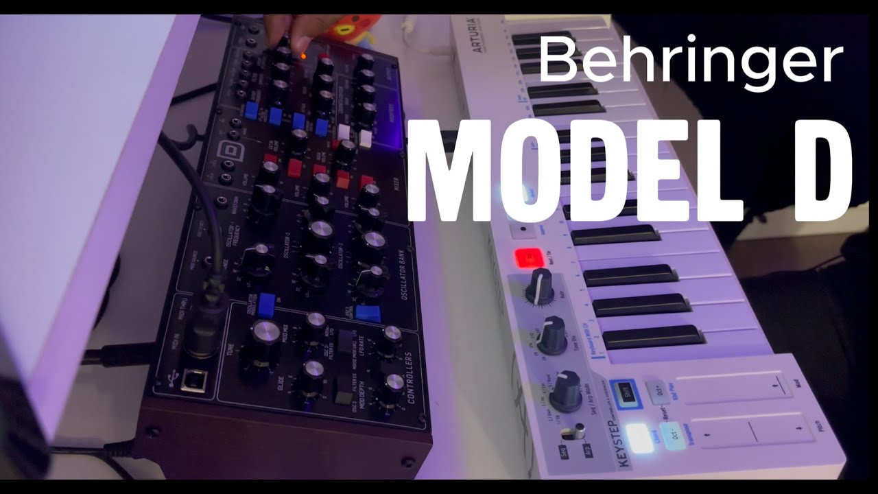 Behringer Model D Sounds - No Talking