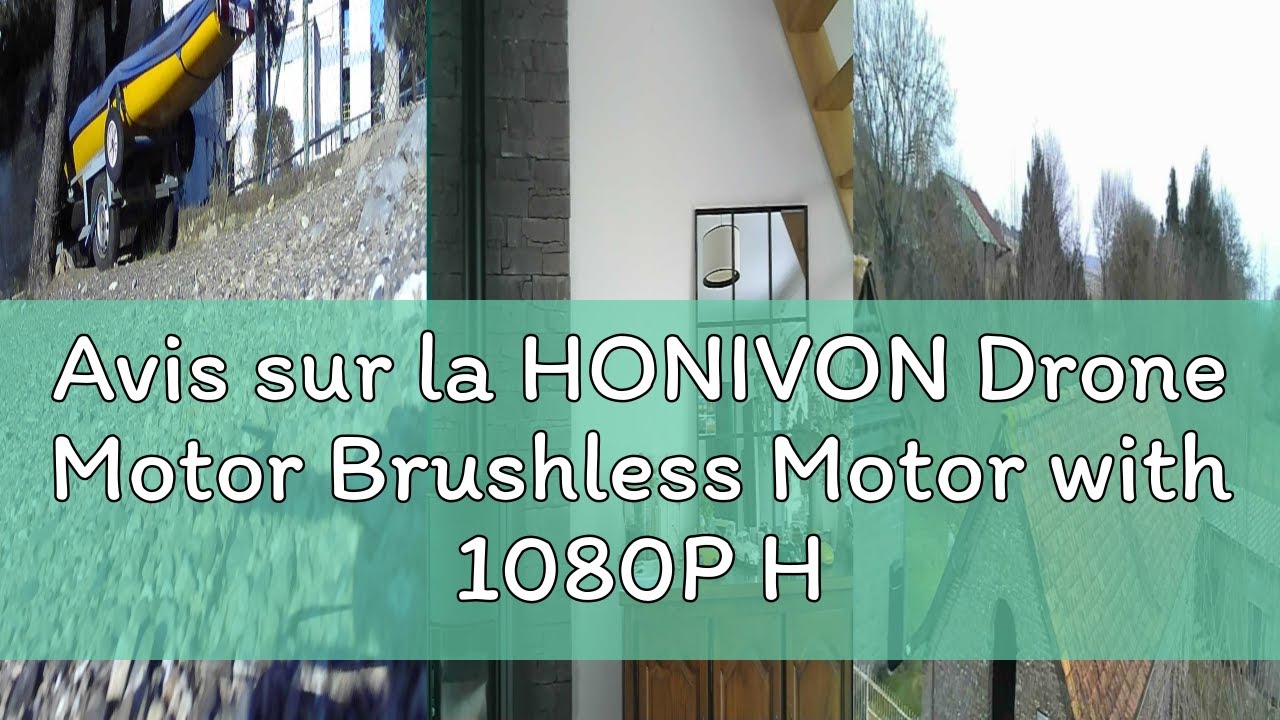 Avis sur la HONIVON Drone Motor Brushless Motor with 1080P HD Camera for Adults and Beginners, 5GHz