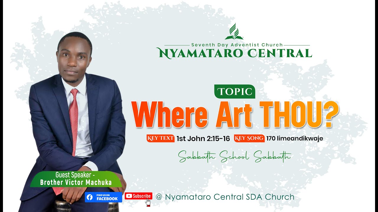 #live  || WHERE THOU ART? || 1st John 2:15-16