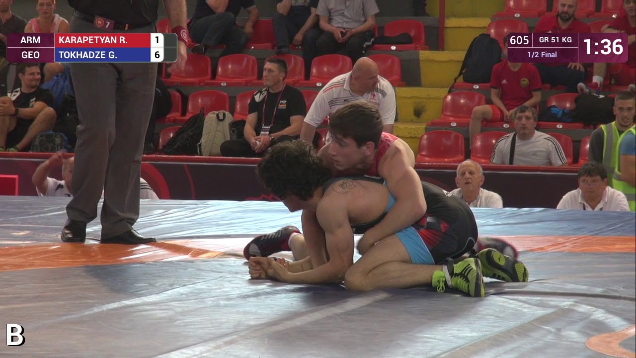 1/2 GR - 51 kg: R. KARAPETYAN (ARM) v. G. TOKHADZE (GEO)
