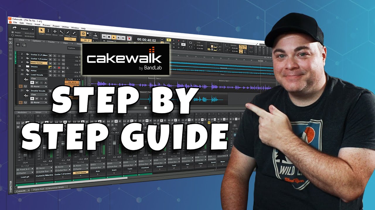 Как использовать Cakewalk от Bandlab от настройки до сведения