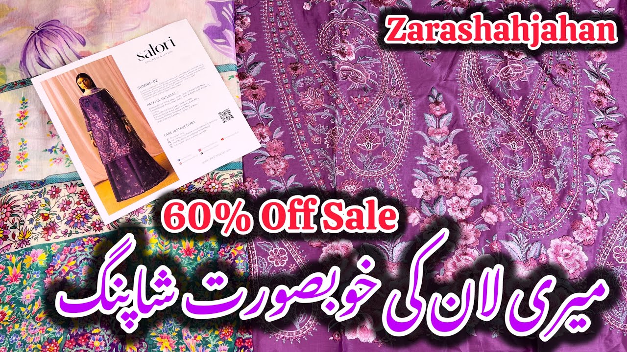 Zarashahjahan 60% Off Sale On Lawn Collection 2026 #zarashahjahan #sale 