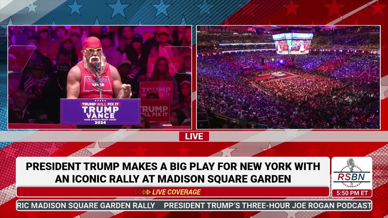 FULL SPEECH: Hulk Hogan Delivers Remarks at Madison Square Garden