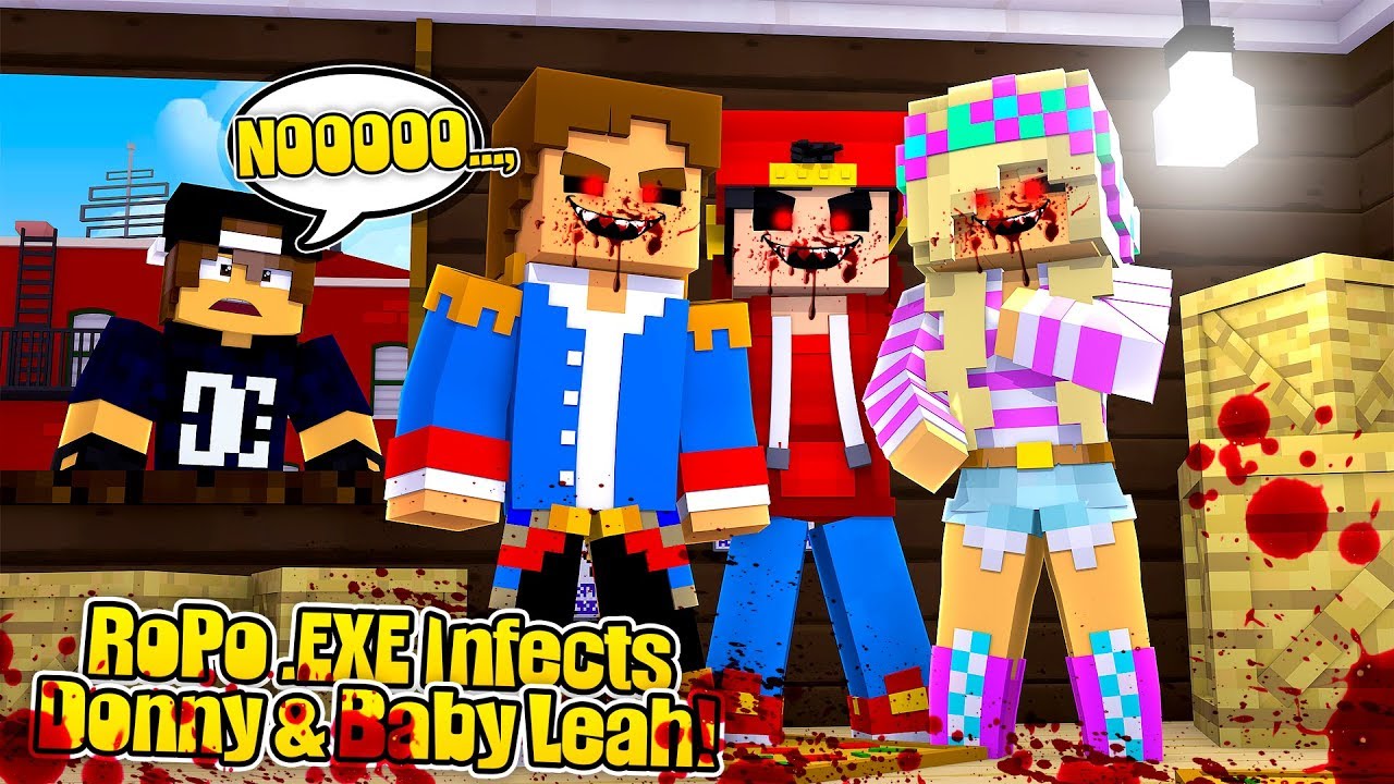 Minecraft .EXE - ROPO .EXE ВТОРГАЕТСЯ В ЗАМОК ДОННИ И ЛИИ, ЧТОБЫ ЗАРАЗИТЬ ИХ!!