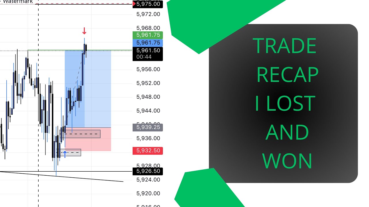 I LOST AND WON - TRADE RECAP ES/YM1
