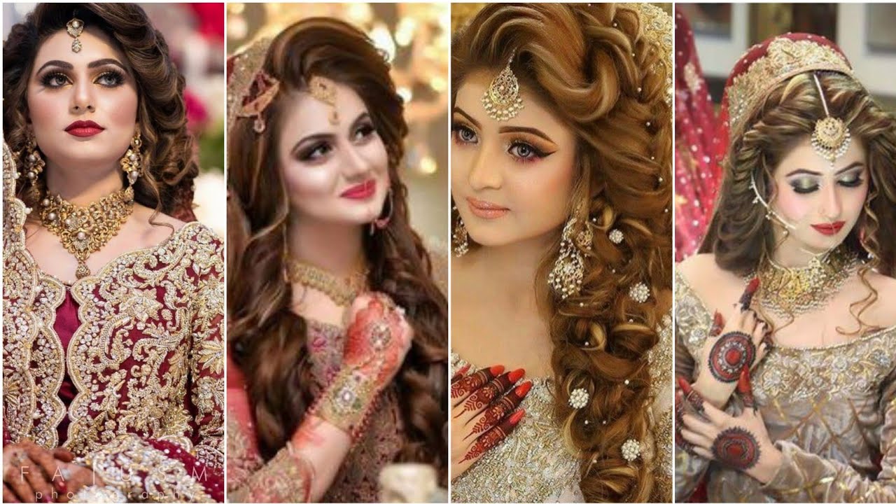 Bridal Hairstyle With Makeup 2021 | Girls Hairstyle For Engagement