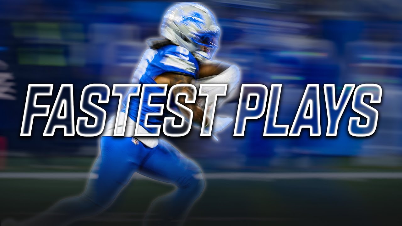 Fastest Plays of the 2025 Regular Season