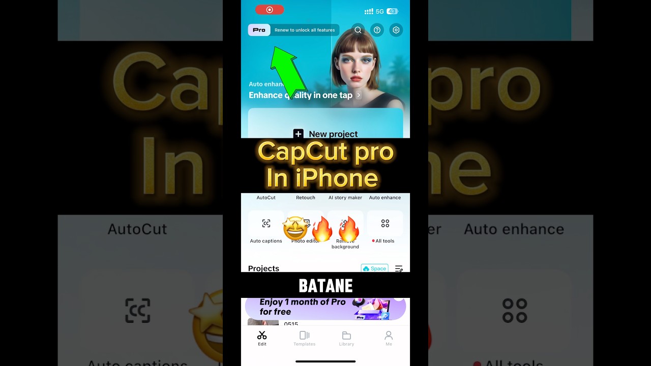 How to use CapCut pro in iPhone #capcut #capcutpro iPhone me cap cut kaise use kare #iphone
