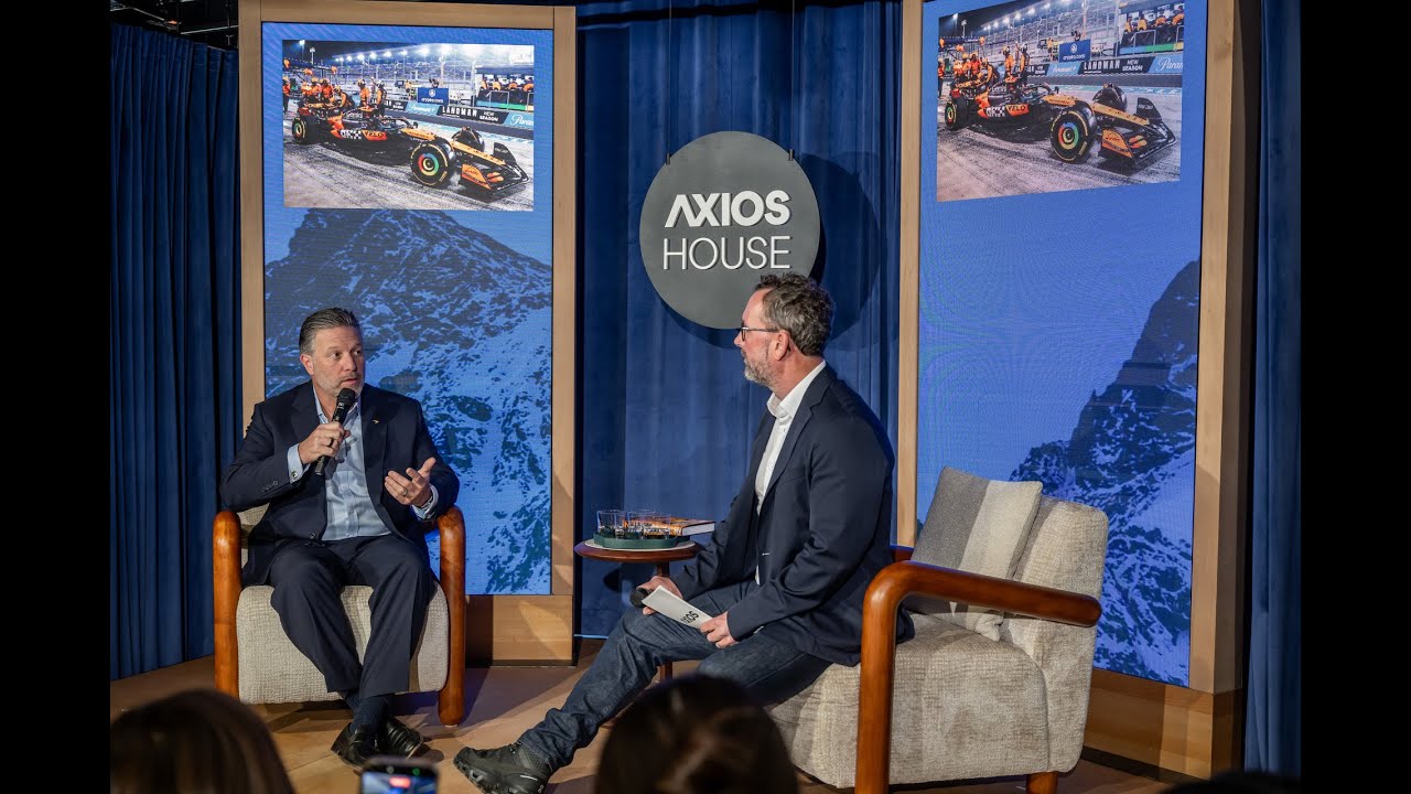 McLaren Racing’s Zak Brown & The Race Media’s Darren Cox