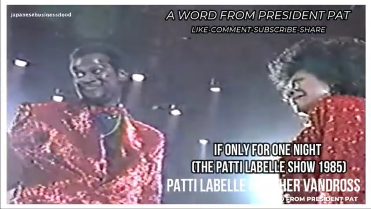 Patti Labelle & Luther Vandross - If Only For One Night (The Patti Labelle Show 1985)-REACTION VIDEO