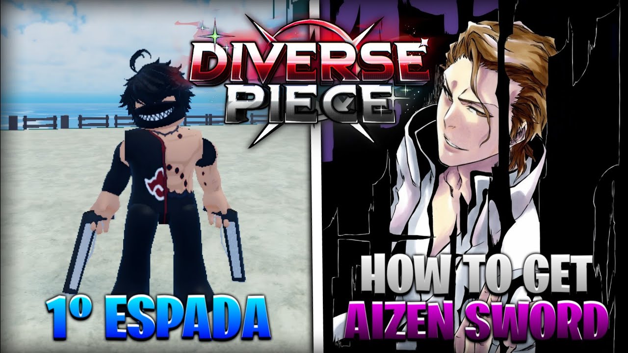 Diverse Piece | AIZEN & STARRK | Showcase + Tutorial Como Obter Aizen (Op) e Starrk#diversepiece