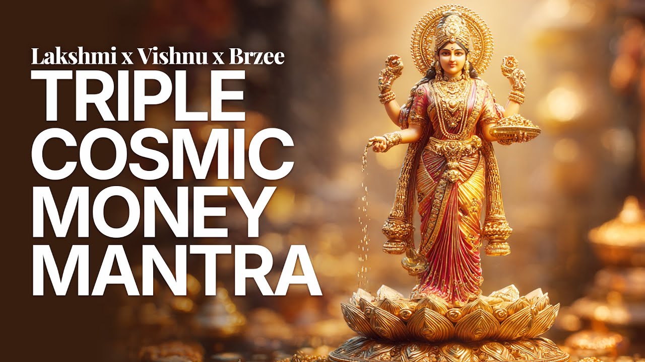 Triple Cosmic Money Mantra | Lakshmi x Vishnu x Brzee | Wealth, Protection & Spiritual Power